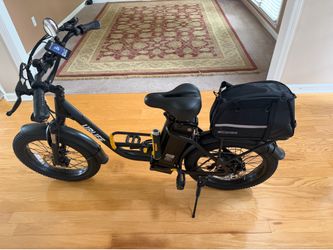 1000w e-bike with lock and bag