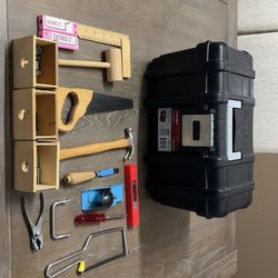 Toolbox with tools