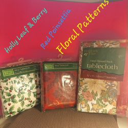 Holiday Time Table Clothe For Sale(Read Descriptions)-$15.00 Each