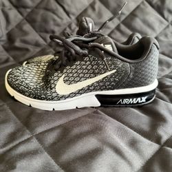 Nike Air Max Sequent 2 Black Running Shoes Sneakers Women's Size 7
