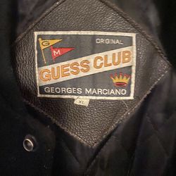 Guess Men’s Letterman’s Vintage Jacket XL