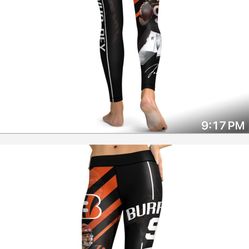 Cincinnati Bengals Joe Burrow custom leggings 