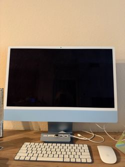 iMac blue 2021