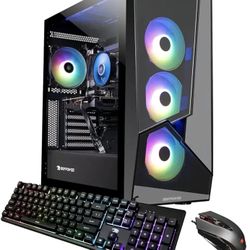 iBUYPOWER - Slate MR Gaming Desktop - Intel i5-11400F - 8GB Memory - AMD Radeon RX 570 8GB - 512GB SSD - Black