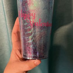 Glitter Cups Happy Valentines Day 