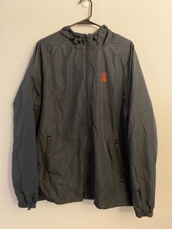 Disney Star Wars Adult Black Hooded Full Zip Windbreaker Outerwear Size M