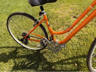 Woman bike