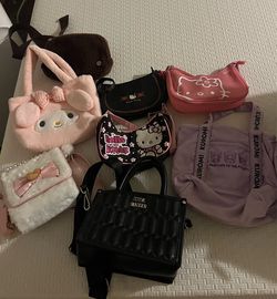 Hello kitty and random purse