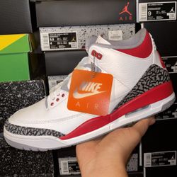 Jordan 3 Retro Fire Red