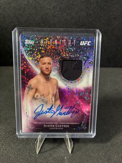 Topps Midnight UFC Justin Gaethje Auto Relic /99