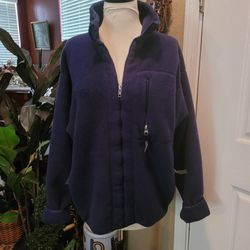 Women's Patagonia Fleece Jacket Sweatshirt Purple Medium Designer 