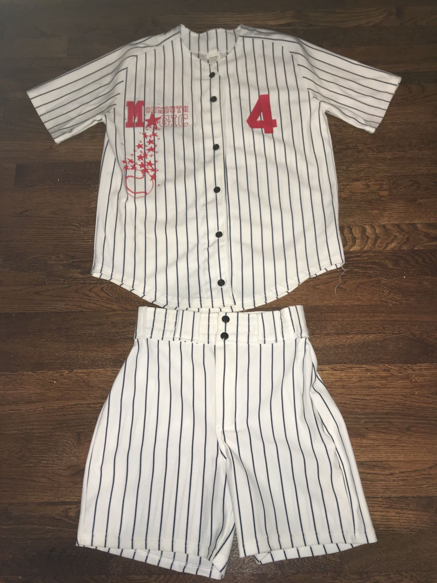 Baseball uniform/costume- size medium