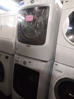 MAYTAG front load washer used and electric dryer New set working perfectly
