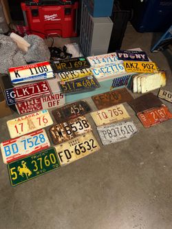 License plates