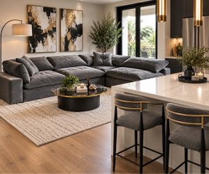 LIVING ROOM SETS 😍😍😍🤍🤍🤍 Modular Sectionals & Barstools