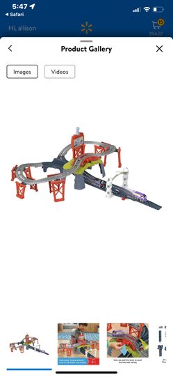 Thomas & Friends Race for the Sodor Cup Set with Thomas & Kana Push-Along Train Play Vehicle & Track