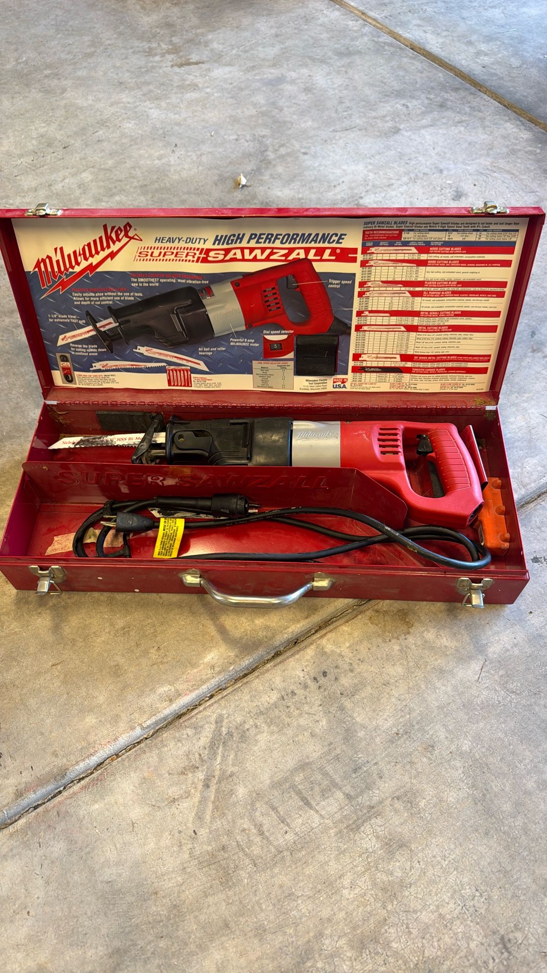 Milwaukee Super Sawzall 