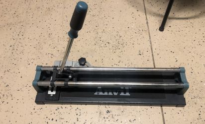 🏺14 in. Ceramic and Porcelain Tile Cutter with 1/2 in. Cutting Wheel