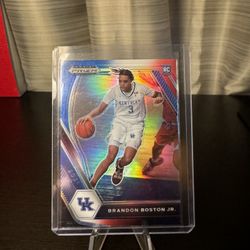 Brandon Boston JR Rookie Red White and Blue Prizm