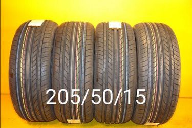 205/50/15 For Sale 4 New Tires We Service Motorcycle Tires