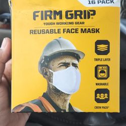 Firm Grip Reusable Face Mask 16pcs In A Box