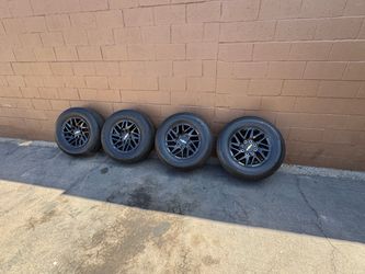 WhEELS AND TIRES FOR SALE!!! 18 inch with 8 LUGS!! Must See!!