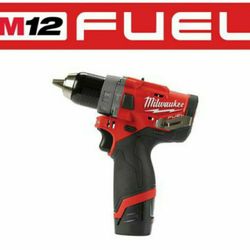 Semi-New Milwaukee M12 FUEL 12-Volt Lithium-Ion Brushless Cordless 1/2 in. Hammer Drill (No Battery Included)