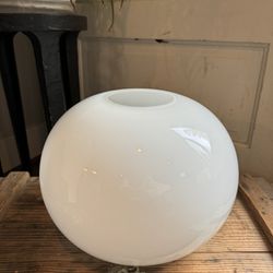 Large Globe Glass Vase.