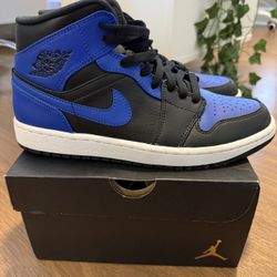 Jordan 1 Mid Royal Blue $150