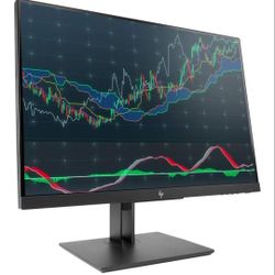 HP 24h Full HD Monitor - Diagonal - IPS Panel & 75Hz - 100mm Height/Tilt Adjust - Built-in Dua