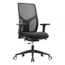 WorkPro® 4000 Series Mesh/Fabric High-Back Chair, Black