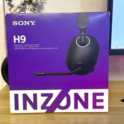 New Sony INZONE H9 Wireless Noise Canceling Gaming Headset 360 Spatial Sound Black
