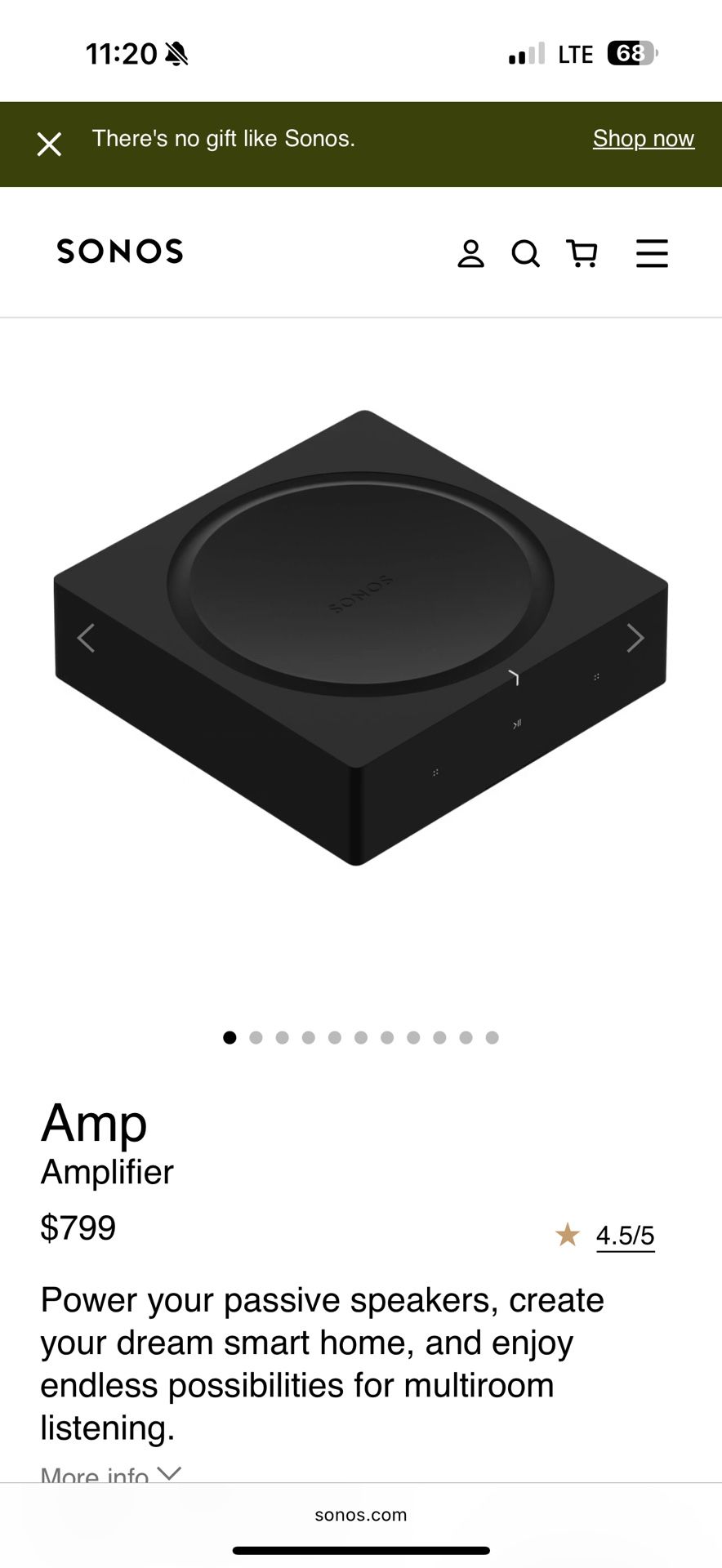 Sonos Amp 250W - Gen2 - Amplifier