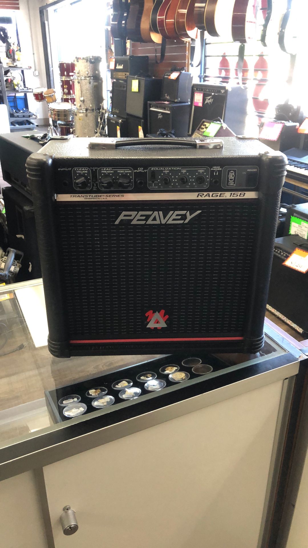 96091 Peavy Rage 158 Corded 15watt 120v 60hz 4ohm Guitar Amp 588679