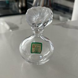 Waterford Marquis Floral Stopper Crystal Perfume Bottle