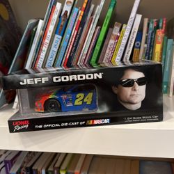 LIONEL NASCAR JEFF GORDON 1/24 SCALE DIE-CAST CAR W/ BOX