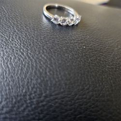 Sterling Silver/cubic Zarconia 