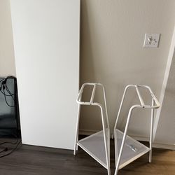 LAGKAPTEN IKEA Tabletop Desk & TILLSLAG Trestle Desk Legs