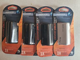 PowerUp! PowerPack Mini 2600mAh Portable Battery 4-Pack