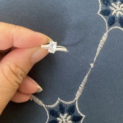 Real 925 Sterling Silver Wedding Ring Size 7