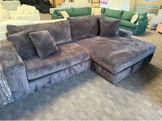 Brown deep comfy sectional (marked down)