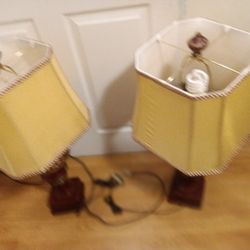 Pair  CleanOriental Style  Night Table Lamp2 for $18