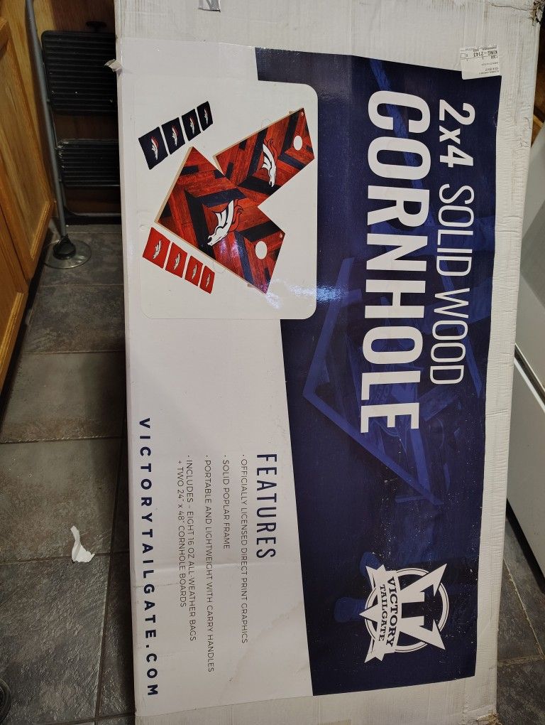 Brand New Bronco Corn Hole Game Never Opened