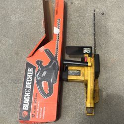 Landscaping, chainsaw/ , hedge trimmer