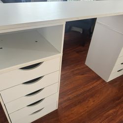 White Vanity Desk