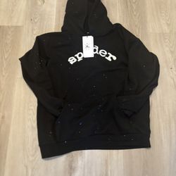 Sp5der VVS Hoodie Black