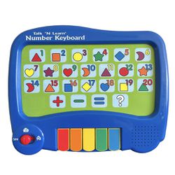 Talk N Learn Number Keyboard Counting Colors Shapes Educational Music Toy