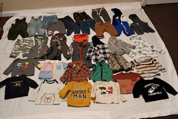 Lot Of 31 6month Boys Clothes Excellent Condition