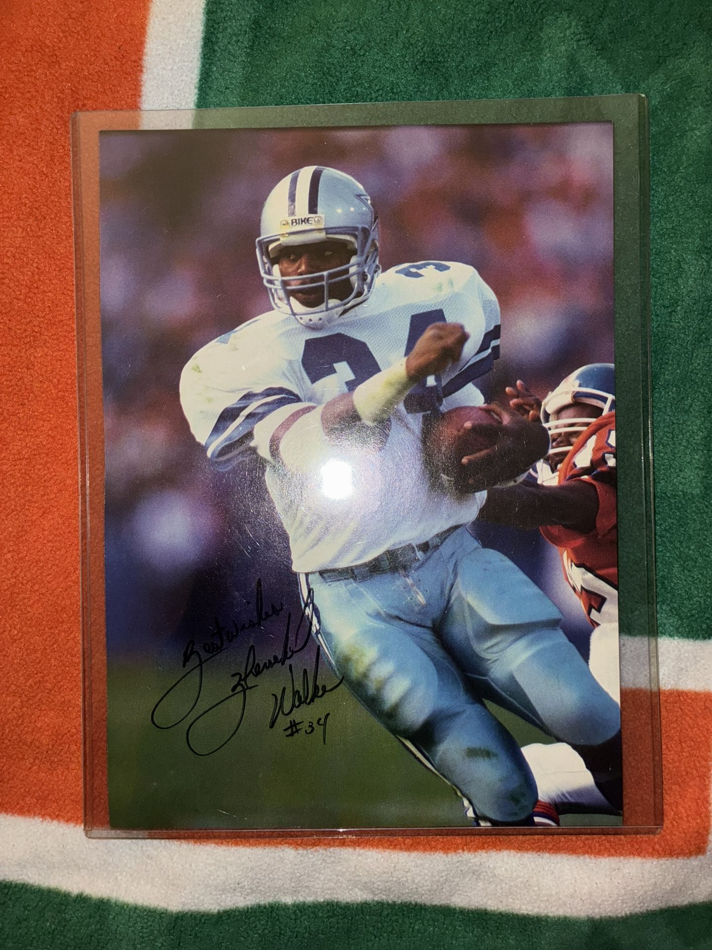 Herschel Walker 8x10 Signed Autograph