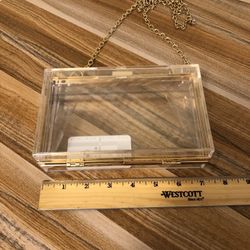 Clear Clutch Purse 